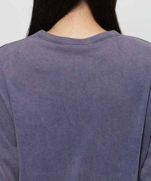 niko and...(ニコアンド)の「【Champion(チャンピオン)】別注 8分袖スノー洗いTシャツ(Tシャツ/カットソー・レディース・ラベンダー/ライトグリーン/オフホワイト・MEDIUM/LARGE)」の17枚目の写真