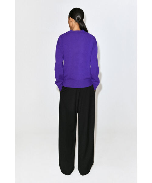 COS（コス）の「メリノウール レイヤード Vネックセーター（ニット/セーター・レディース・パープル/ブラウン系その他・M/L/XL/XS/S）」の14枚目の写真