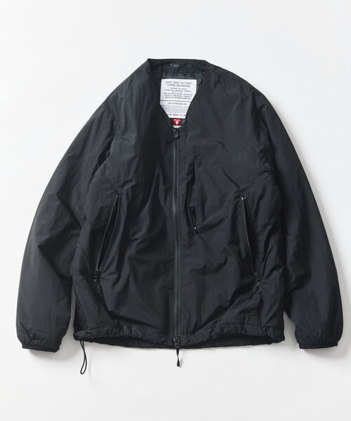 FREAK'S STORE(フリークスストア)の「PRIMALOFT LINER JACKET/プリマロフト ライナージャケット/ノーカラージャケット(ブルゾン・メンズ・ブラック/チャコールグレー/セージグリーン/ネイビー・SMALL/MEDIUM/LARGE)」の22枚目の写真