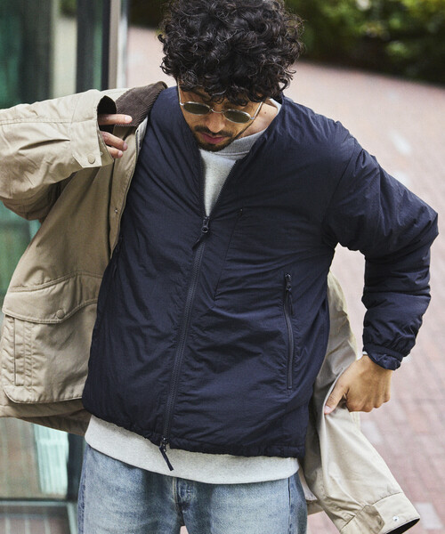 PRIMALOFT LINER JACKET/プリマロフト ライナージャケット/ノーカラー
