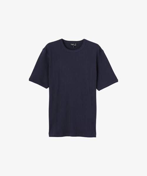 agnes b.(アニエスベー)の「メンズ オーガニックコットン 半袖 Tシャツ "Harvey"(Tシャツ/カットソー・メンズ・ブルー系その他・2/1)」の1枚目の写真