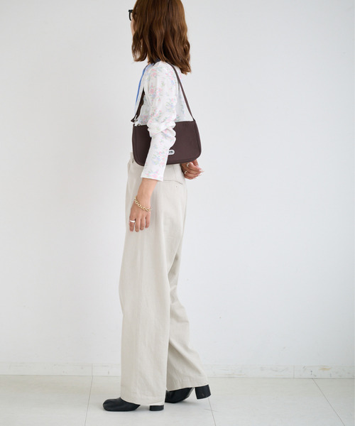 OUTDOOR PRODUCTS(アウトドアプロダクツ)の「miller ex flower waffle henly Tee(Tシャツ/カットソー・レディース・グレー/ホワイト・FREE)」の22枚目の写真
