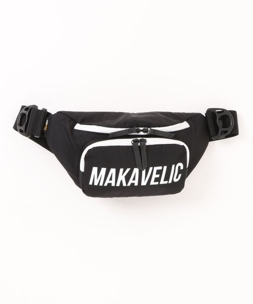 MAKAVELIC(マキャベリック)の「【NO】【MAKAVELIC】CRESCENT WAIST BAG AGILE/ショルダーバック ウエストバック(ボディバッグ/ウエストポーチ・メンズ・ブラック・FREE)」の1枚目の写真