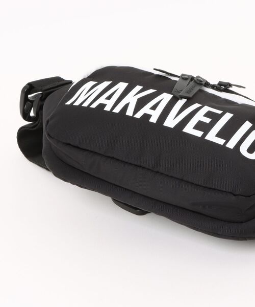 MAKAVELIC(マキャベリック)の「【NO】【MAKAVELIC】CRESCENT WAIST BAG AGILE/ショルダーバック ウエストバック(ボディバッグ/ウエストポーチ・メンズ・ブラック・FREE)」の3枚目の写真