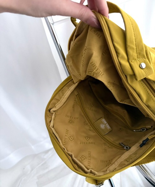 merrylatte(メリーラテ)の「A4対応 撥水ナイロン 3WAYバックパック【SS】(バックパック/リュック・レディース・マスタード/ブラウン/ブラック/グリーン/モカ/ベージュ・ONESIZE)」の11枚目の写真