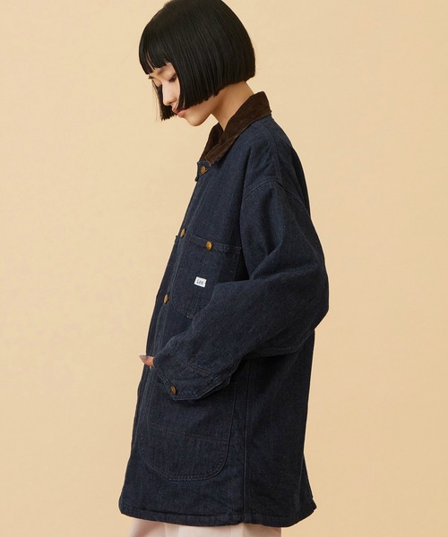 Lee(リー)の「Lee/リー LOCO JACKET/ ロコジャケット(カバーオール・レディース・ブラック/インディゴブルー・SMALL/MEDIUM)」の4枚目の写真
