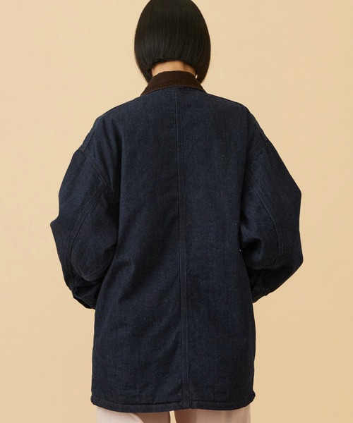 Lee(リー)の「Lee/リー LOCO JACKET/ ロコジャケット(カバーオール・レディース・ブラック/インディゴブルー・SMALL/MEDIUM)」の6枚目の写真