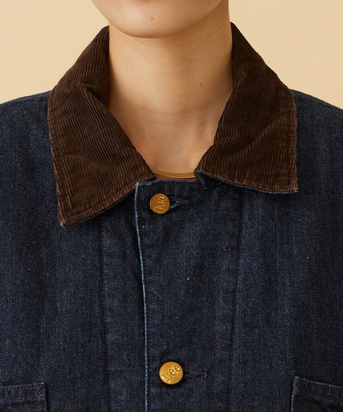 Lee(リー)の「Lee/リー LOCO JACKET/ ロコジャケット(カバーオール・レディース・ブラック/インディゴブルー・SMALL/MEDIUM)」の7枚目の写真