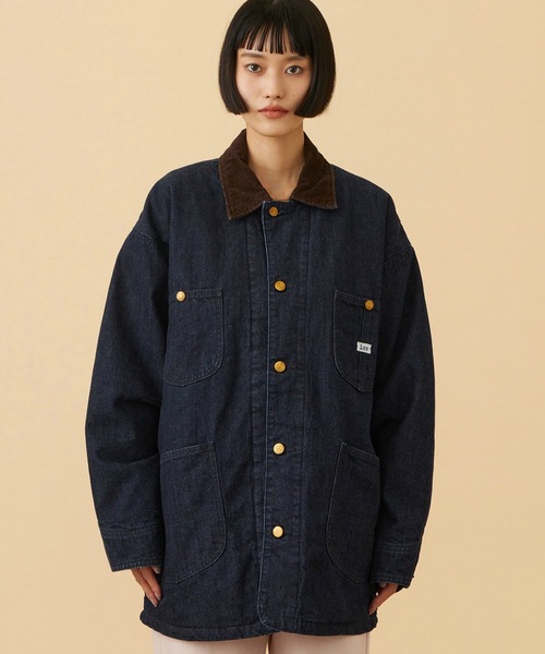 Lee(リー)の「Lee/リー LOCO JACKET/ ロコジャケット(カバーオール・レディース・ブラック/インディゴブルー・SMALL/MEDIUM)」の11枚目の写真