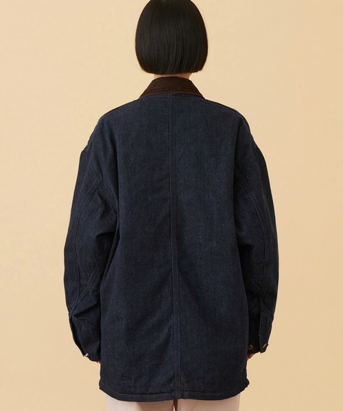 Lee(リー)の「Lee/リー LOCO JACKET/ ロコジャケット(カバーオール・レディース・ブラック/インディゴブルー・SMALL/MEDIUM)」の12枚目の写真