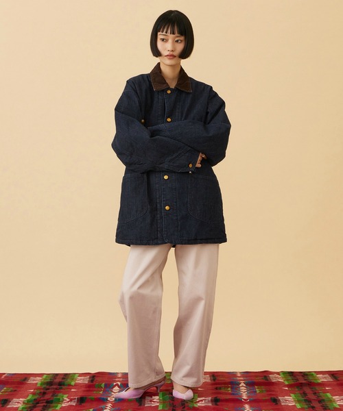 Lee(リー)の「Lee/リー LOCO JACKET/ ロコジャケット(カバーオール・レディース・ブラック/インディゴブルー・SMALL/MEDIUM)」の14枚目の写真