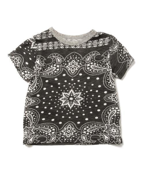 こども ビームス(コドモビームス)の「PONY GO ROUND / "BANDANA" Tシャツ (85~125)(Tシャツ/カットソー・キッズ・ブラック/サックスブルー・XS(85-95)/S(95-105)/M(105-115)/L(115-125))」の2枚目の写真