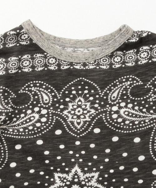 こども ビームス(コドモビームス)の「PONY GO ROUND / "BANDANA" Tシャツ (85~125)(Tシャツ/カットソー・キッズ・ブラック/サックスブルー・XS(85-95)/S(95-105)/M(105-115)/L(115-125))」の4枚目の写真