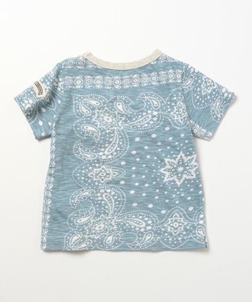 こども ビームス(コドモビームス)の「PONY GO ROUND / "BANDANA" Tシャツ (85~125)(Tシャツ/カットソー・キッズ・ブラック/サックスブルー・XS(85-95)/S(95-105)/M(105-115)/L(115-125))」の7枚目の写真