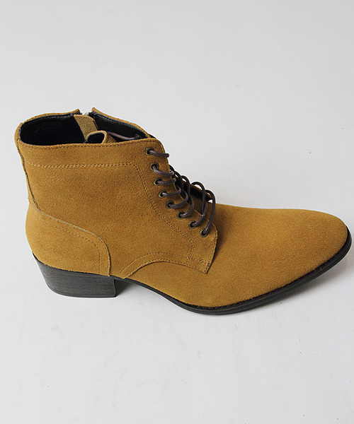JACKROSE（ジャックローズ）の「スウェードレザーシューレースデザインブーツ（ブーツ・メンズ・ブラック/キャメル・L/M）」の15枚目の写真