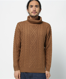 WEGO | WEGO/サイドスリットケーブルタートルニット(ニット/セーター)