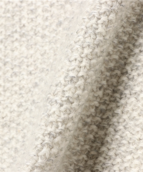 FREDY&GLOSTER（フレディアンドグロスター）の「ラムウール鹿の子ニット（ニット/セーター・メンズ・ネイビー/ホワイト/グレー系その他/レッド・L/M/S）」の13枚目の写真