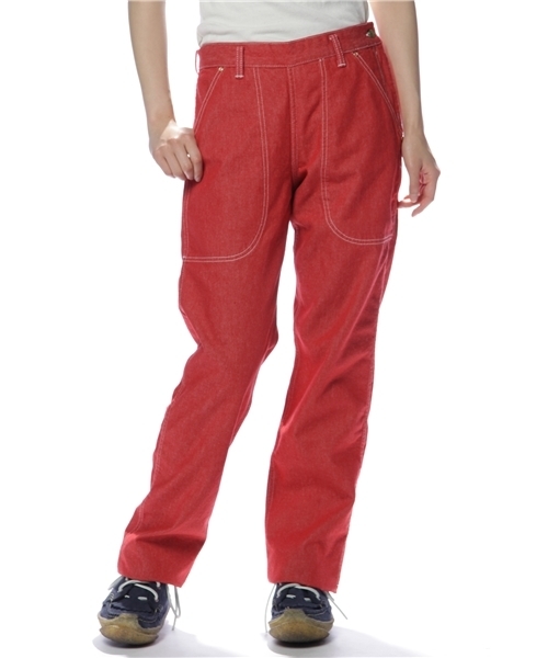 BEAMS BOY（ビームスボーイ）の「BEAMS BOY / カラーデニム ランチパンツ（その他パンツ・レディース・レッド/イエロー/ブルー・0/1/2）」の3枚目の写真