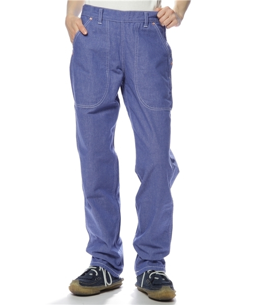 BEAMS BOY（ビームスボーイ）の「BEAMS BOY / カラーデニム ランチパンツ（その他パンツ・レディース・レッド/イエロー/ブルー・0/1/2）」の2枚目の写真