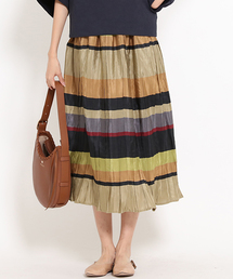 Droite lautreamont | BONOTTOボーダロングスカート(スカート)