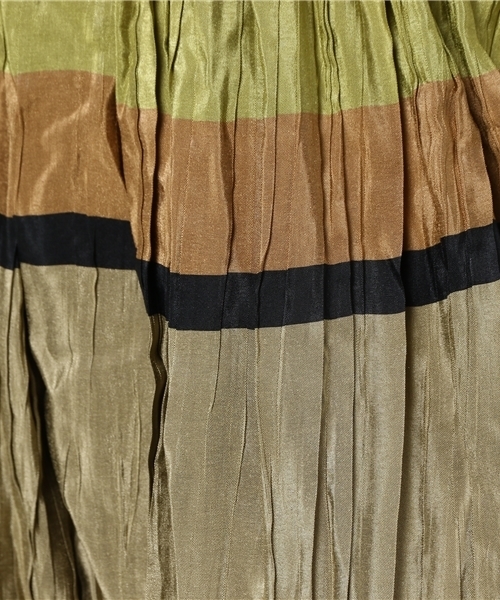 Droite lautreamont（ドロワットロートレアモン）の「BONOTTOボーダロングスカート（スカート・レディース・イエロー系その他/ブルー系その他・M(2)）」の8枚目の写真