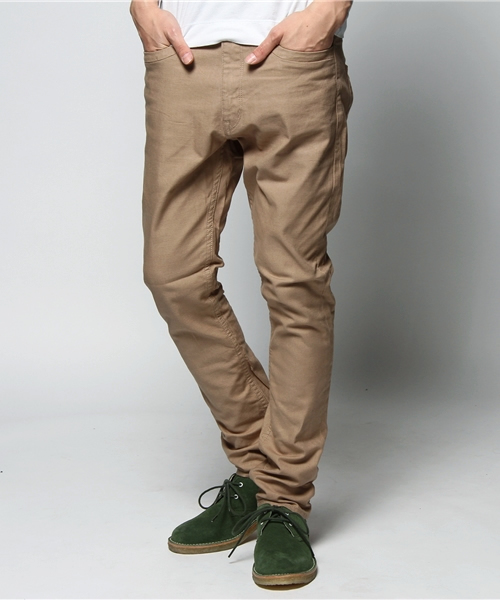 NANO universe（ナノユニバース）の「NUテーパードカラーパンツ　チノ（チノパンツ・メンズ・ホワイト/ブラック/グレー/ベージュ/グリーン/ライトカーキ/ネイビー/ボルドー・36/38/40）」の9枚目の写真