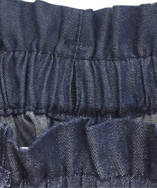 BREEZE(ブリーズ)の「ウエストリボンワイドクロップドパンツ 8分丈(その他パンツ・キッズ・ブルー/ネイビー・100/120/110/130/140/95/80/90)」の11枚目の写真