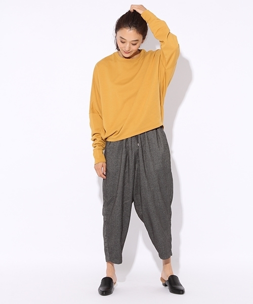 niko and...(ニコアンド)の「TRコクーンシャムパンツ【niko and ...】(その他パンツ・レディース・ブラック/グレー/カーキ/チャコール・4/3)」の15枚目の写真