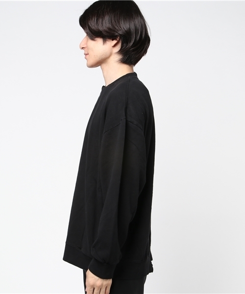 DIET BUTCHER（ダイエットブッチャー）の「【DIET BUTCHER SLIM SKIN】EX.ガーメントダイオーバーサイズスェット（スウェット・メンズ・ブラック/パープル/グレー/ピンク・FREE）」の8枚目の写真