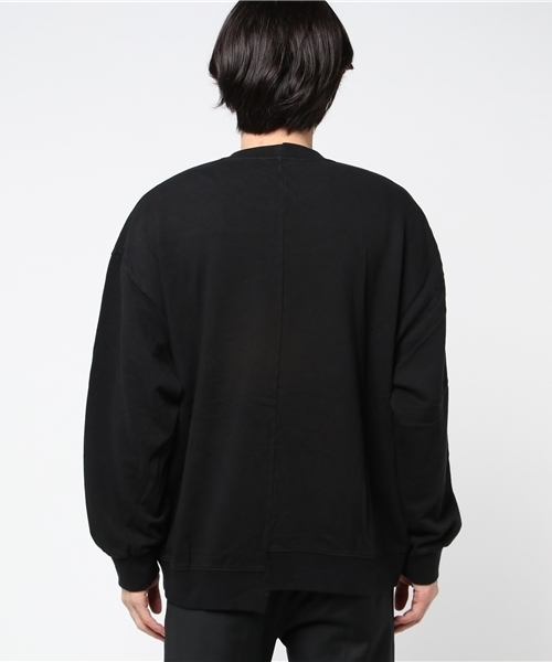 DIET BUTCHER（ダイエットブッチャー）の「【DIET BUTCHER SLIM SKIN】EX.ガーメントダイオーバーサイズスェット（スウェット・メンズ・ブラック/パープル/グレー/ピンク・FREE）」の6枚目の写真