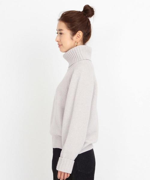 BEAUTY&amp;YOUTH UNITED ARROWS - B&amp;Y BEAUTY&amp;YOUTH 5Gソフトロービングタートルネックニット 紫系 BEAUTY&YOUTH UNITED ARROWS - B&Y BEAUTY&YOUTH 5Gソフト