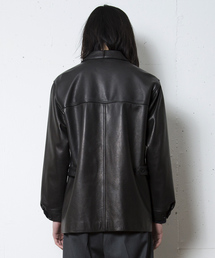 FACTOTUM（ファクトタム）の「【FACTOTUM】レザーカーコート
