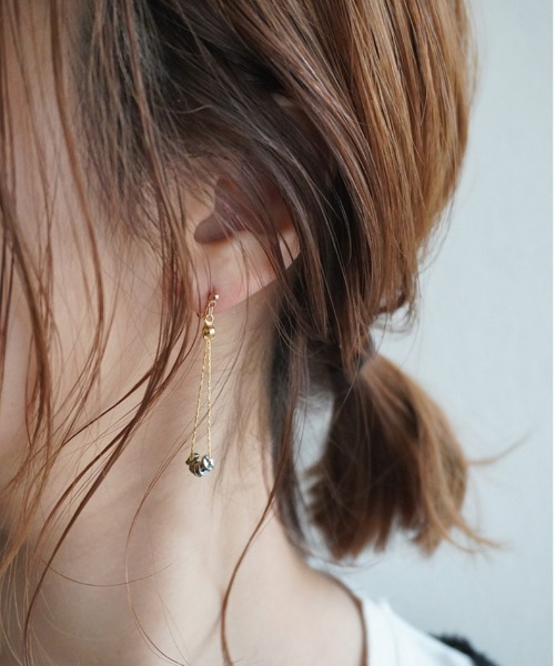 セール】モチーフ パール ノンホールピアス/イヤリング