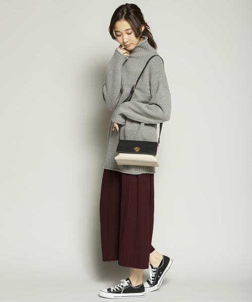 PLAIN CLOTHING（プレーンクロージング）の「バイカラー3wayバッグ（ショルダーバッグ・レディース・カーキ/キャメル/ブラック・FREE）」の13枚目の写真