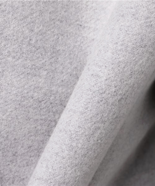 un dix cors（アンディコール）の「コクーンフードショートコート（その他アウター・レディース・ライトグレー/ライトベージュ・ﾌﾘ-）」の9枚目の写真