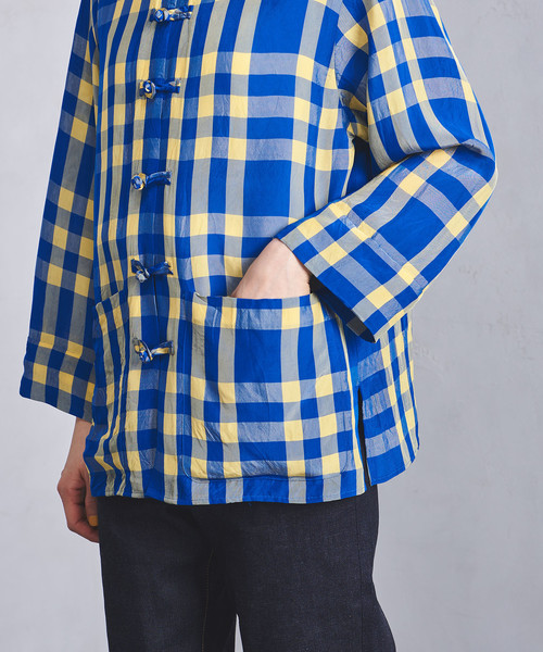 UNITED ARROWS アローズUGMSC ギンガムチェック チャイナシャツ UNITED ARROWS（ユナイテッドアローズ）の「◇UGMSC ギンガム