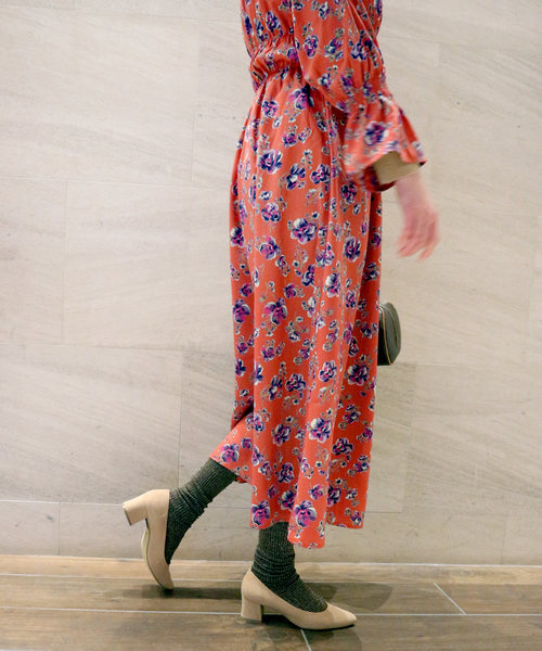 salle de bal（サルデバル）の「チャンキーヒールパンプス / 太ヒール / 低め パンプス（パンプス・レディース・ベージュ/ブルー/ブラック・L/M/S）」の8枚目の写真