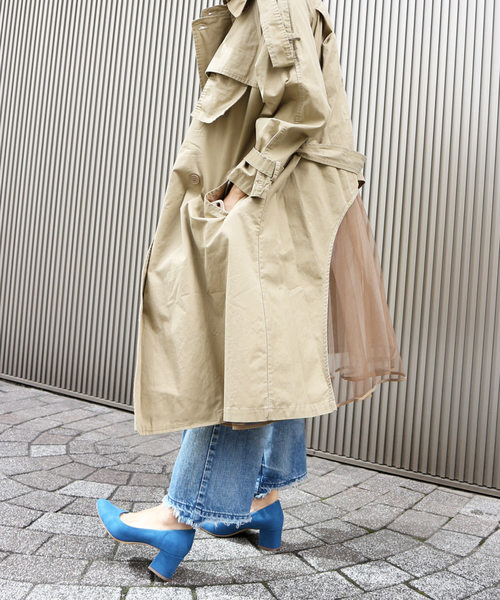 salle de bal（サルデバル）の「チャンキーヒールパンプス / 太ヒール / 低め パンプス（パンプス・レディース・ベージュ/ブルー/ブラック・L/M/S）」の13枚目の写真