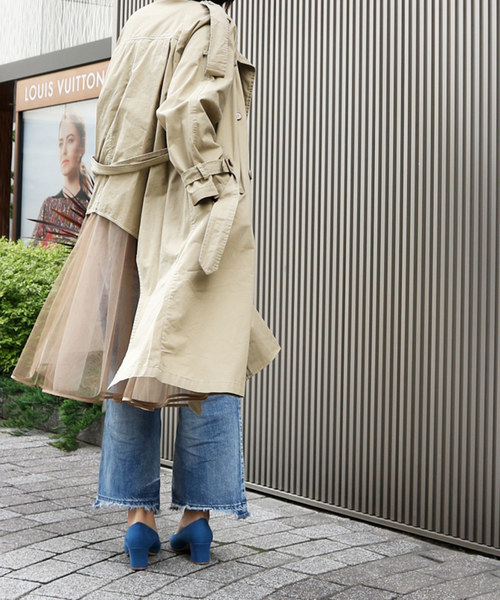 salle de bal（サルデバル）の「チャンキーヒールパンプス / 太ヒール / 低め パンプス（パンプス・レディース・ベージュ/ブルー/ブラック・L/M/S）」の14枚目の写真