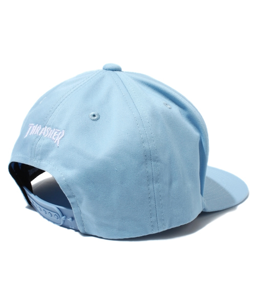 THRASHER（スラッシャー）の「WEGO/THRASHERツイルキャップ（キャップ・レディース・ホワイト/ブラック/ブルー/サックスブルー・FREE）」の6枚目の写真