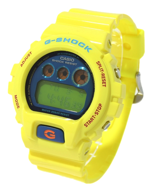 G-SHOCK（ジーショック）の「CRAZY COLORS DW-6900PLシリーズ（アナログ腕時計・メンズ・ブラック×ゴールド/パープル系その他/イエロー系その他/ホワイト×ブルー・FREE）」の7枚目の写真