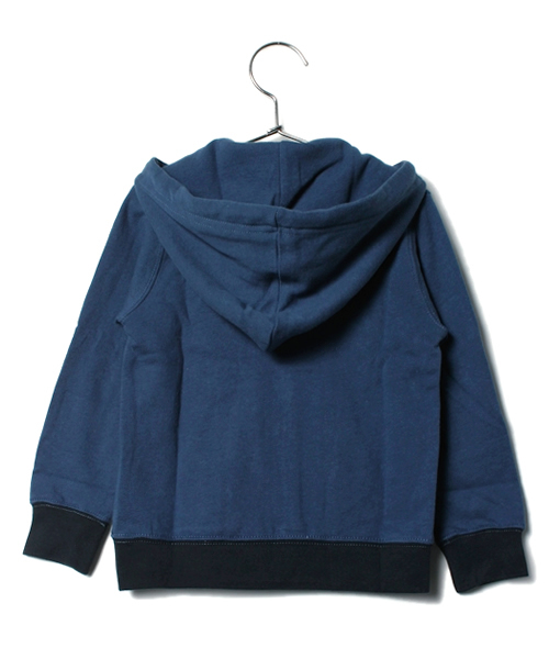 coen（コーエン）の「〔KIDS〕ムラ糸裏毛パーカー（パーカー・キッズ・グレー/コバルトブルー・S/100/M/110/L/120/XL/130/140/150）」の3枚目の写真