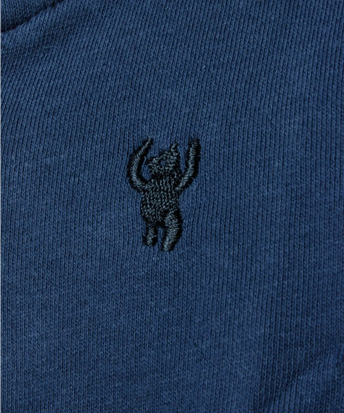 coen（コーエン）の「〔KIDS〕ムラ糸裏毛パーカー（パーカー・キッズ・グレー/コバルトブルー・S/100/M/110/L/120/XL/130/140/150）」の6枚目の写真