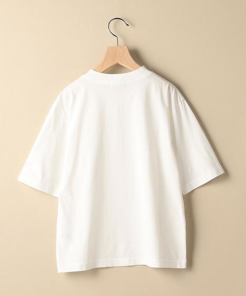 BEAUTY&YOUTH UNITED ARROWS(ビューティーアンドユースユナイテッドアローズ)の「BY∴ クロップドコットンTシャツ о(Tシャツ/カットソー・レディース・ケリー/パープル/ホワイト・FREE)」の12枚目の写真