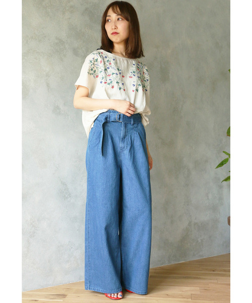 LBC（エルビーシー）の「刺繍ブラウス（シャツ/ブラウス・レディース・ホワイト/オフホワイト・M/L）」の8枚目の写真