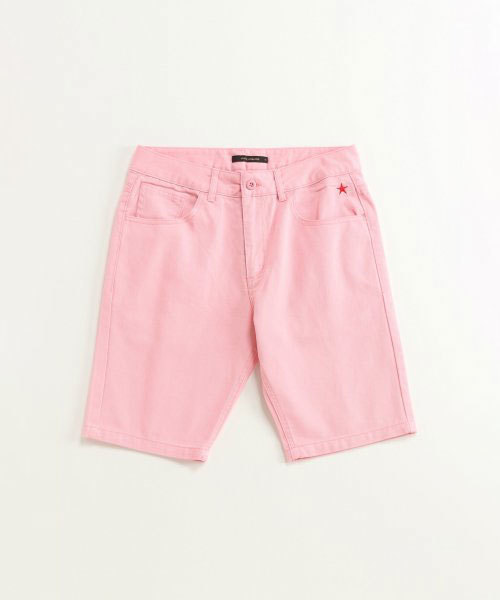 VENCEEXCHANGE(ヴァンスエクスチェンジ)の「星刺繍カツラギカラーショートパンツ(その他パンツ・メンズ・ホワイト/ライトブルー/ブラック/ピンク・S/M/L)」の1枚目の写真