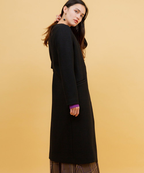 美品❗️UNITED TOKYO ウールハトメベルト　ロングコート　スーパー120 UNITED TOKYO（ユナイテッドトウキョウ）の「ハトメベルトコート