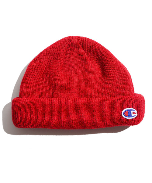 Champion（チャンピオン）の「∴WEGO/Champion別注ショートニットキャップ（ニットキャップ/ビーニー・メンズ・ブラック/ネイビー/レッド/マスタード/杢グレー・FREE）」の11枚目の写真