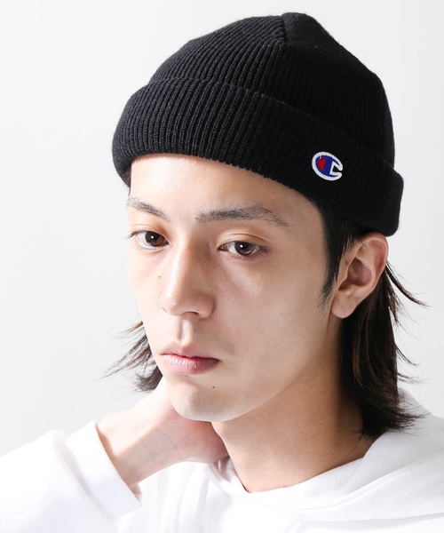 Champion（チャンピオン）の「∴WEGO/Champion別注ショートニットキャップ（ニットキャップ/ビーニー・メンズ・ブラック/ネイビー/レッド/マスタード/杢グレー・FREE）」の14枚目の写真