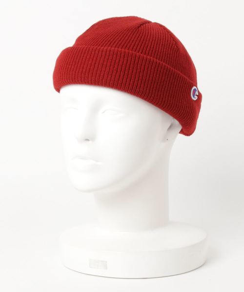 Champion（チャンピオン）の「∴WEGO/Champion別注ショートニットキャップ（ニットキャップ/ビーニー・メンズ・ブラック/ネイビー/レッド/マスタード/杢グレー・FREE）」の18枚目の写真